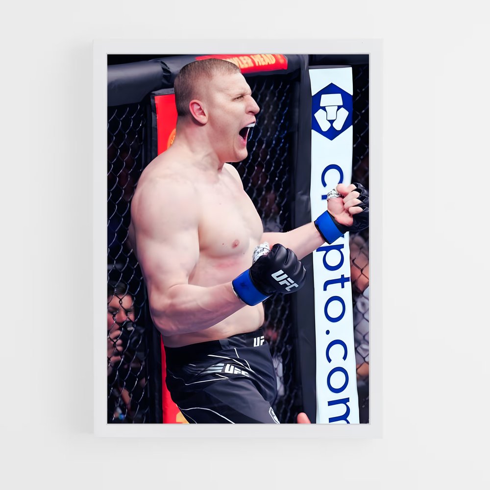 Poster Champion de la Joie – affiche MMA (vue 3)